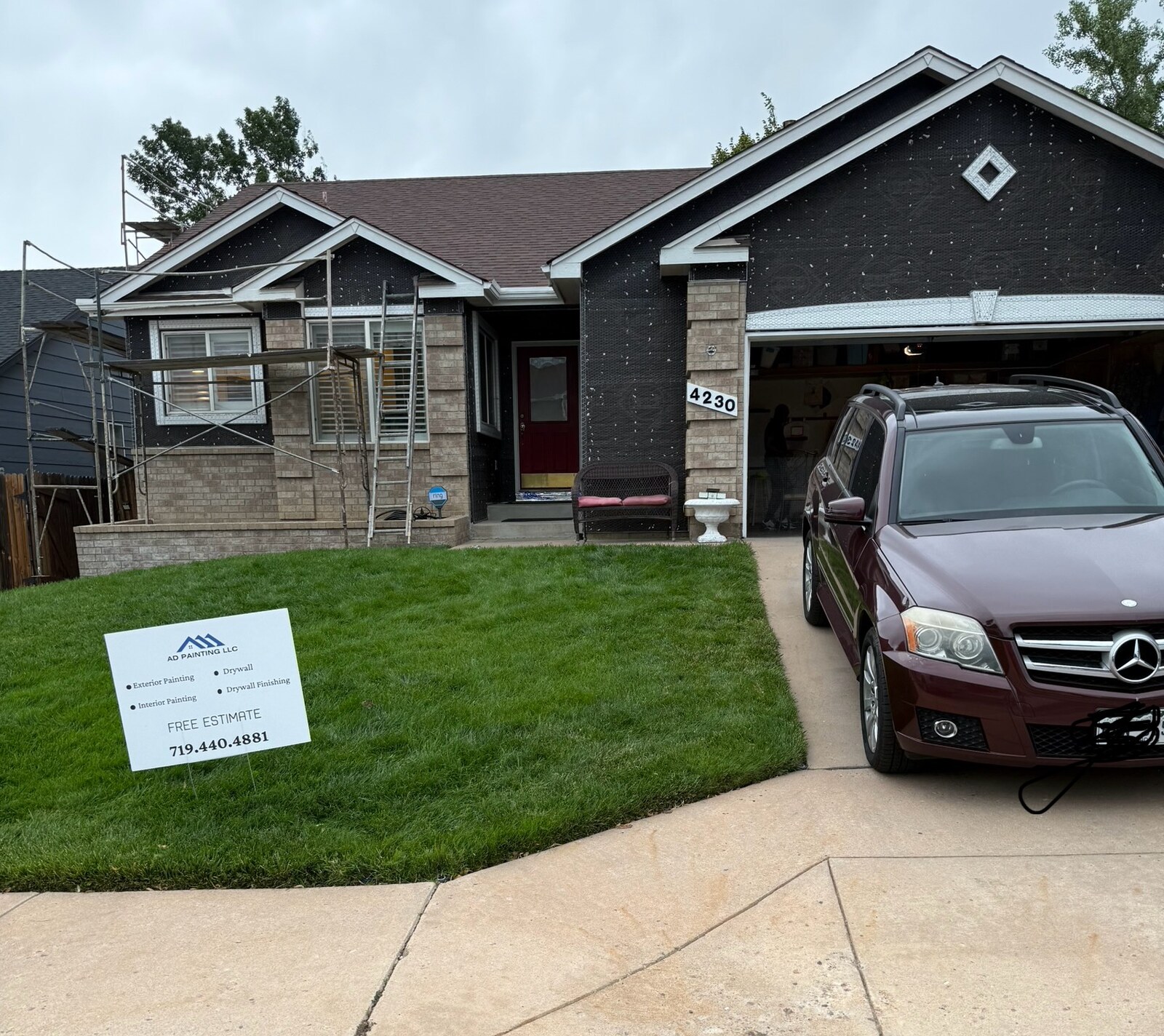 Exterior renovation work by AD Construction